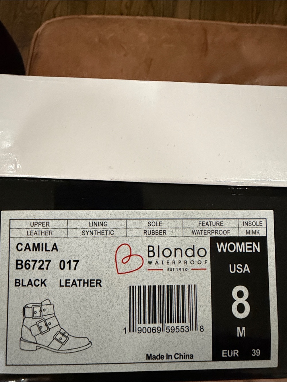 Blondo Camila Black Leather Women's Ankle Boots